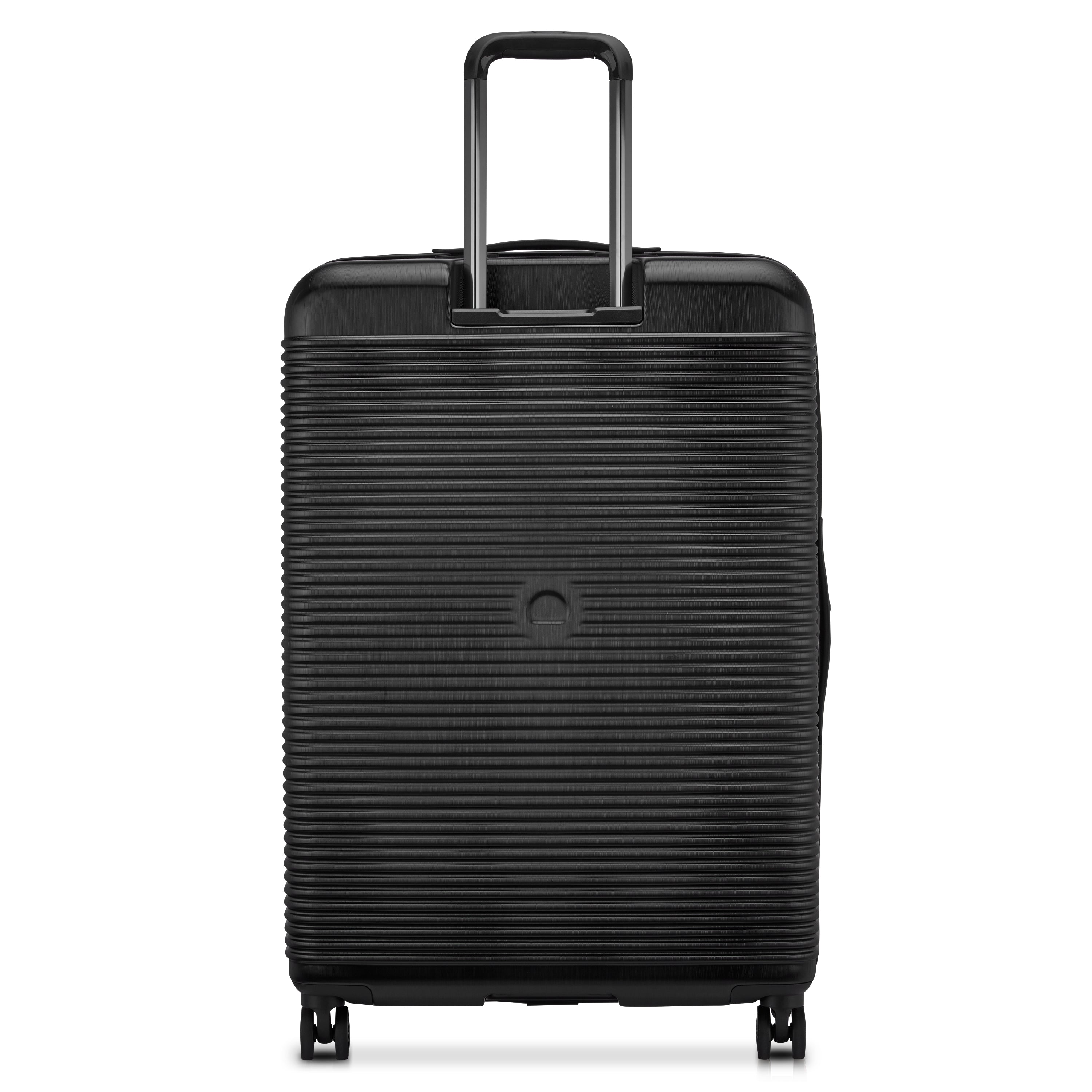 Delsey Paris Freestyle 76cm Expandable Front-Opening Check-in Suitcase in Black