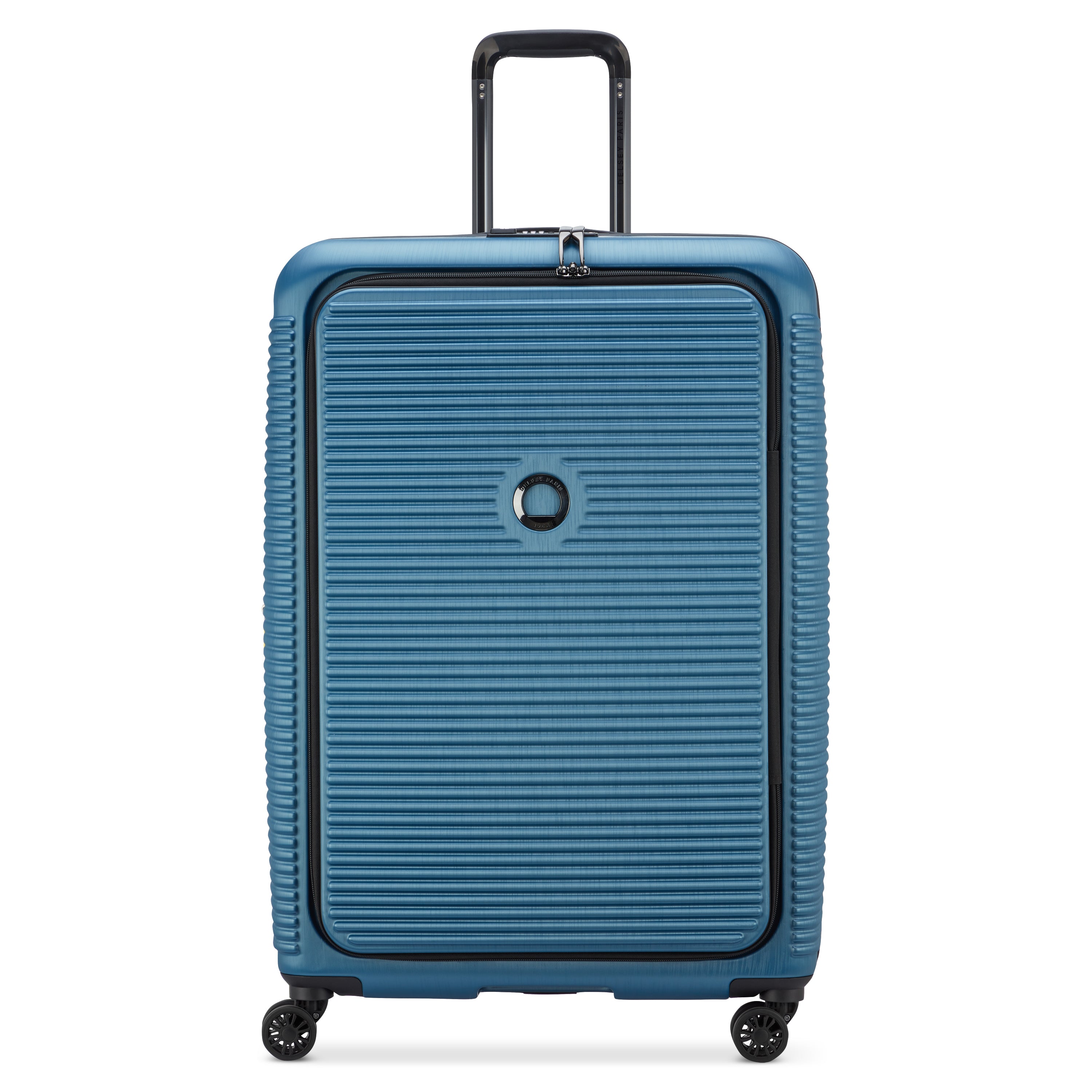 Delsey Paris Freestyle 76cm Expandable Front-Opening Check-in Suitcase in Blue