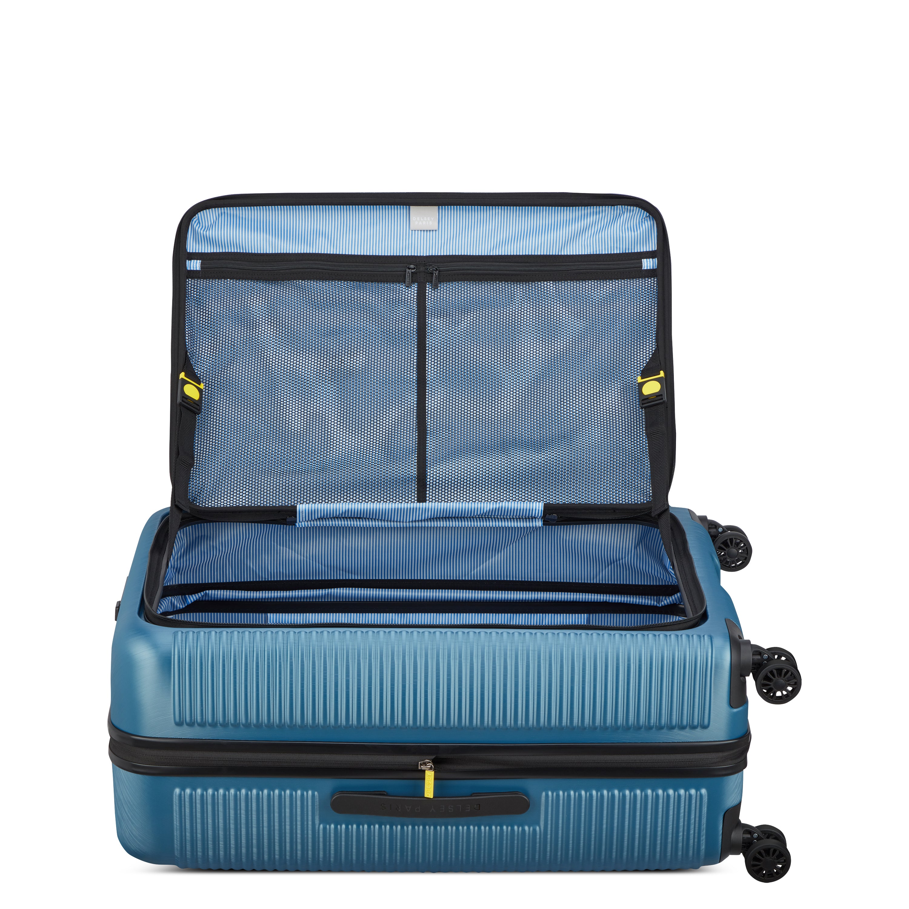 Delsey Paris Freestyle 76cm Expandable Front-Opening Check-in Suitcase in Blue