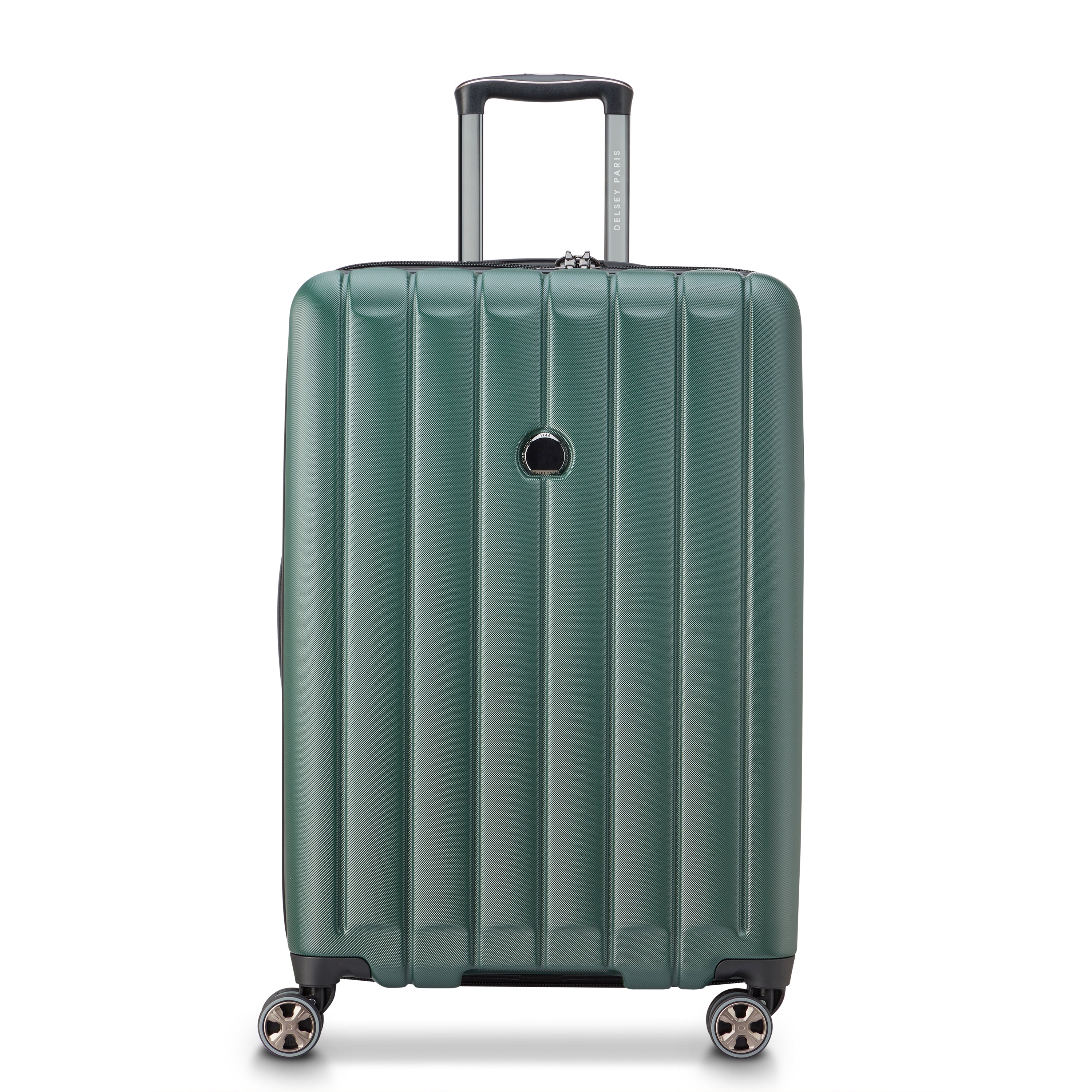 Delsey Paris Longitude 69cm Medium Expandable Check-in Suitcase in Green