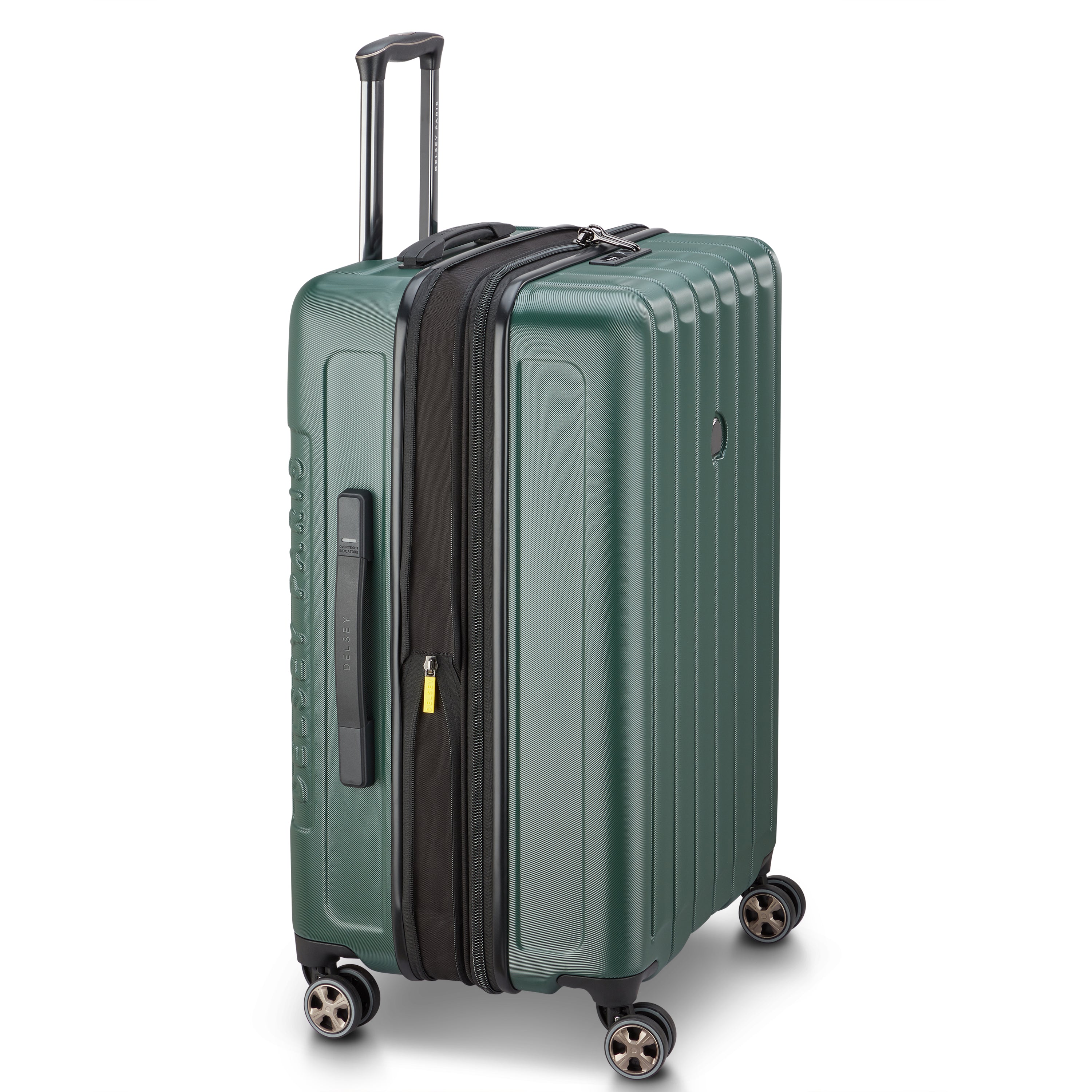 Delsey Paris Longitude 69cm Medium Expandable Check-in Suitcase in Green
