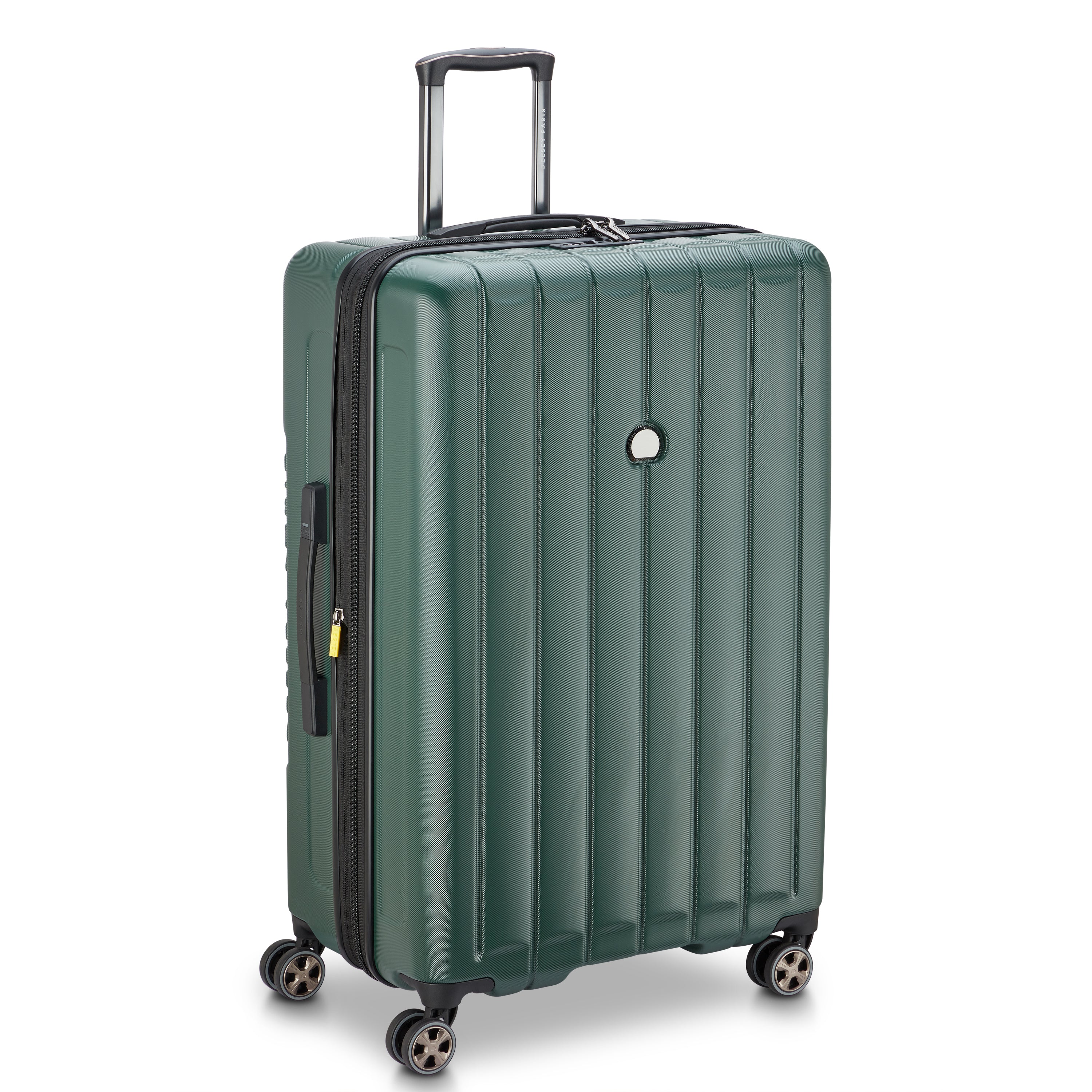 Delsey Paris Longitude 81cm XL Expandable Check-in Suitcase in Green