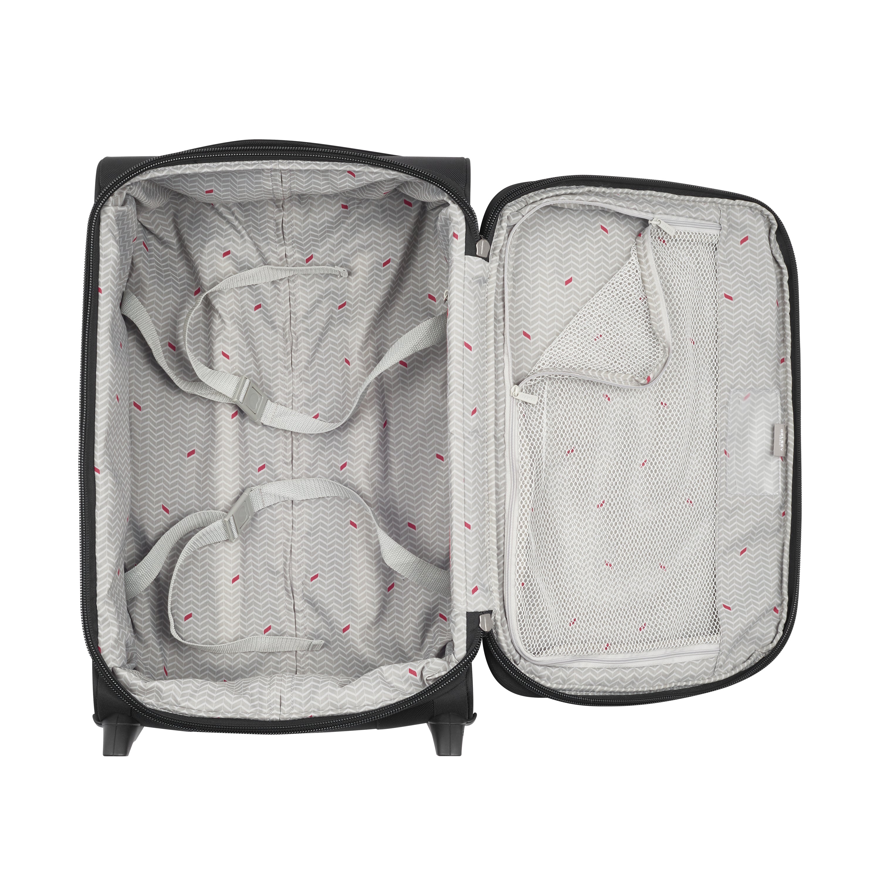 Delsey Paris New Destination check-in suitcase M 68cm expandable in Black- interior