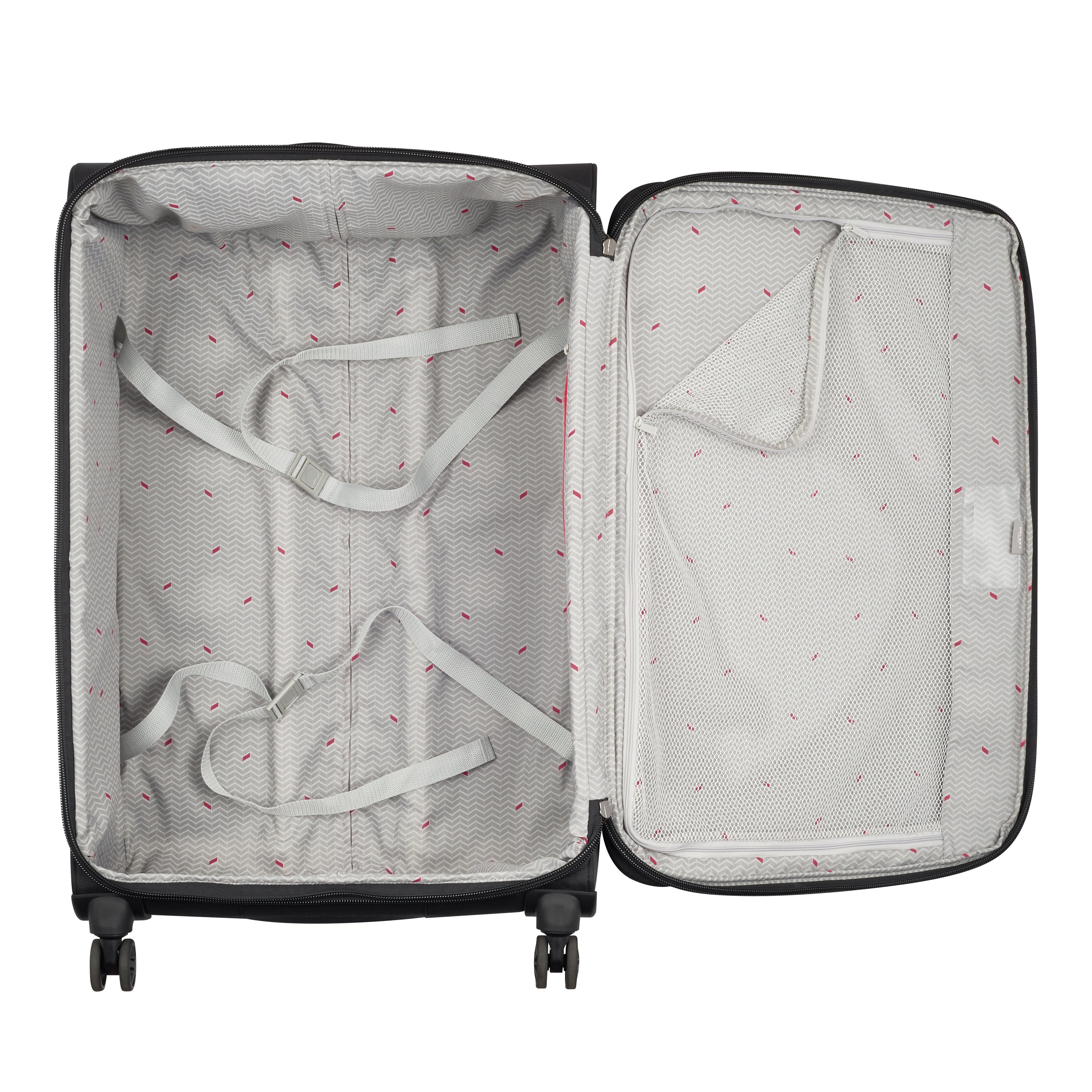 Delsey Paris New Destination check-in suitcase L 78cm expandable in Black-interior