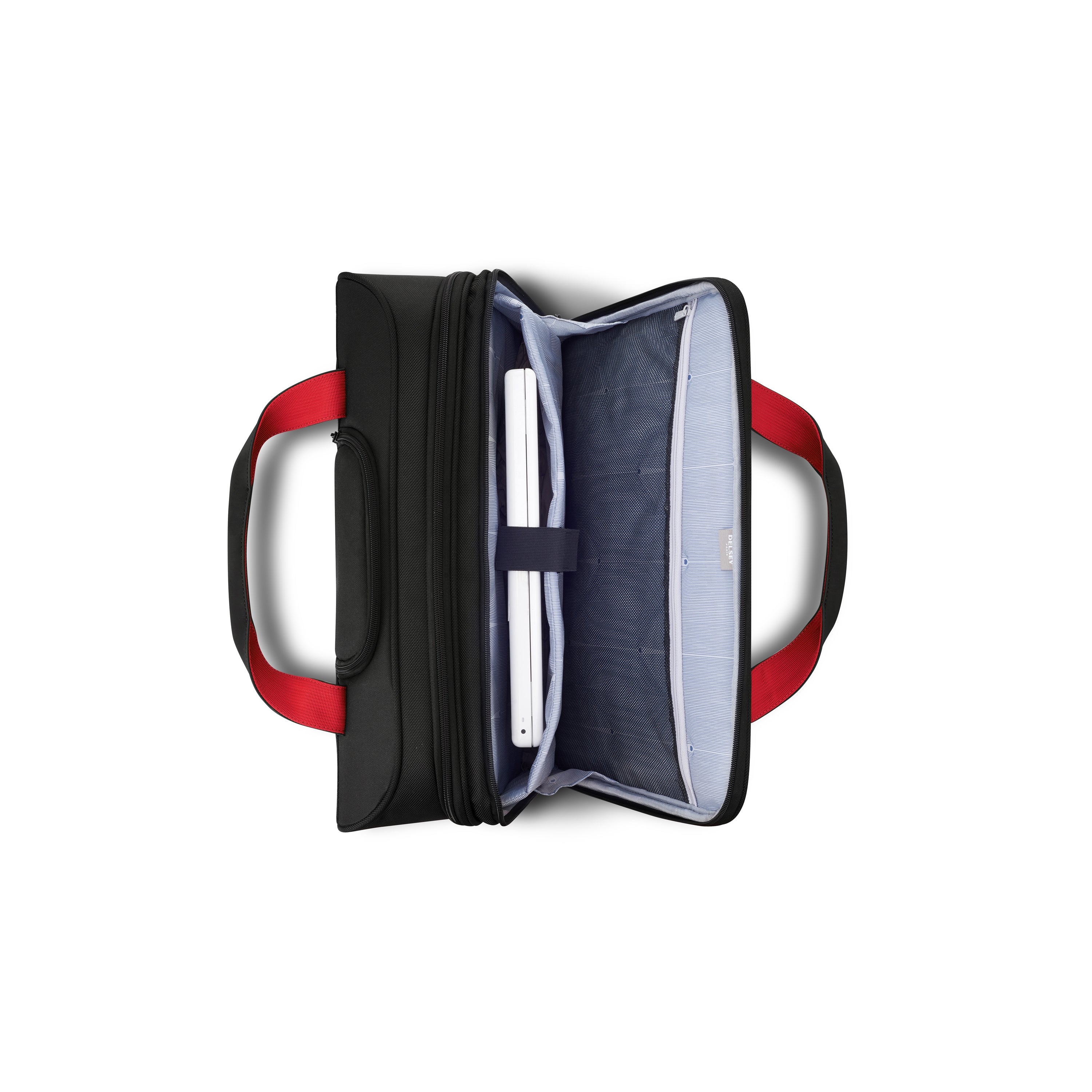 Delsey Paris Parvis Plus Laptop Cabin Trolley Business Carry-On in Black