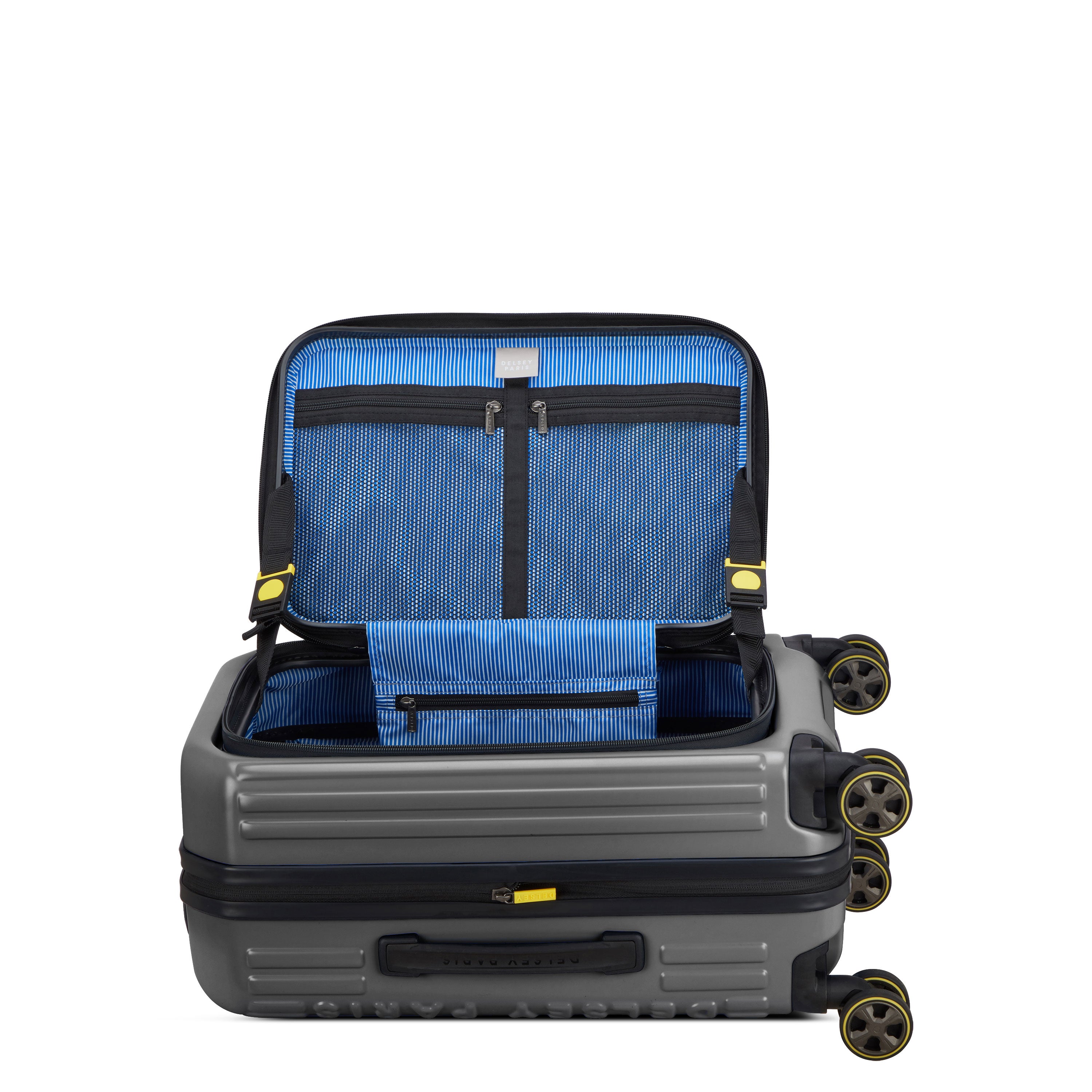 Delsey Paris Securitime Zip 66cm Expandable Check-in Suitcase in Anthracite