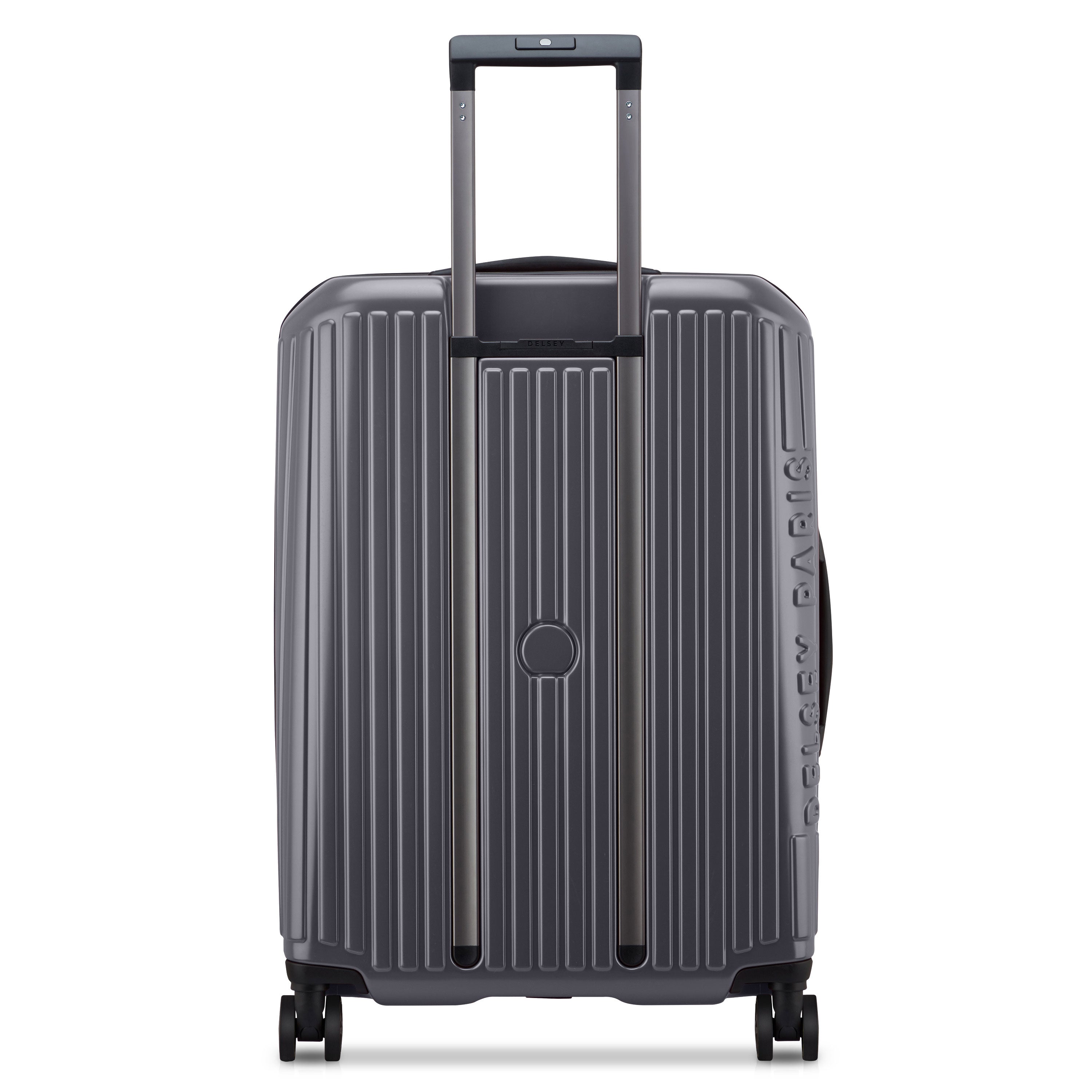 Delsey Paris Securitime Zip 66cm Expandable Check-in Suitcase in Anthracite