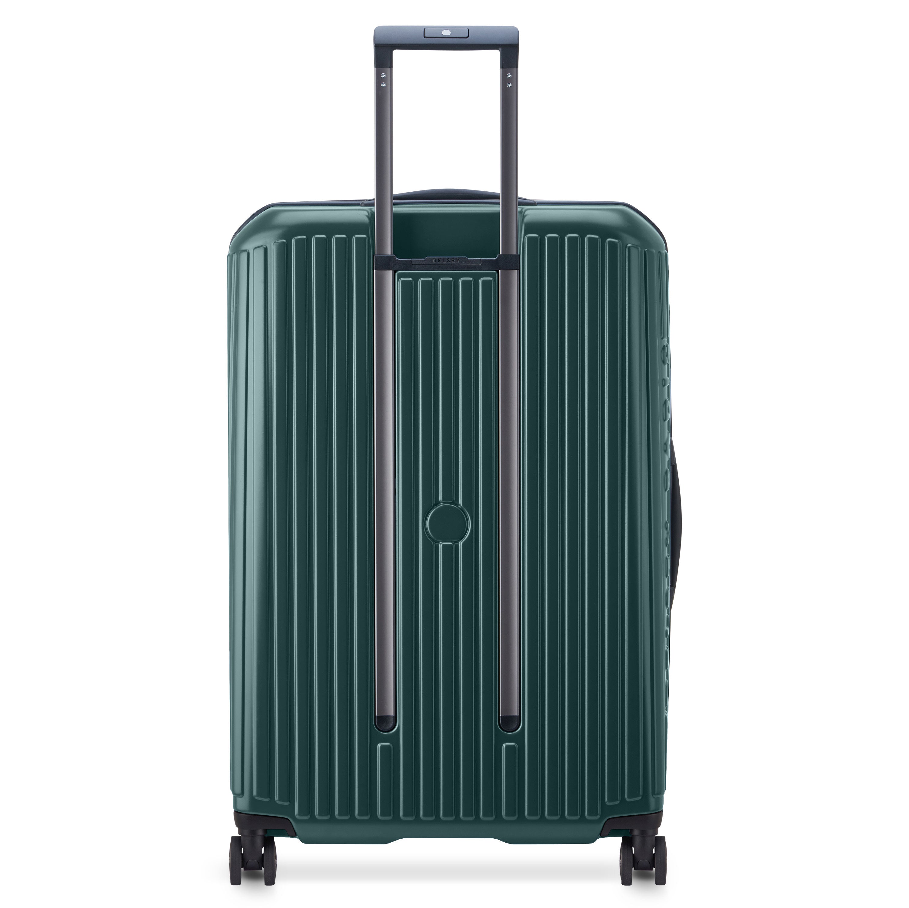 Delsey Paris Securitime Zip 77cm Expandable Check-in Suitcase in Deep Green