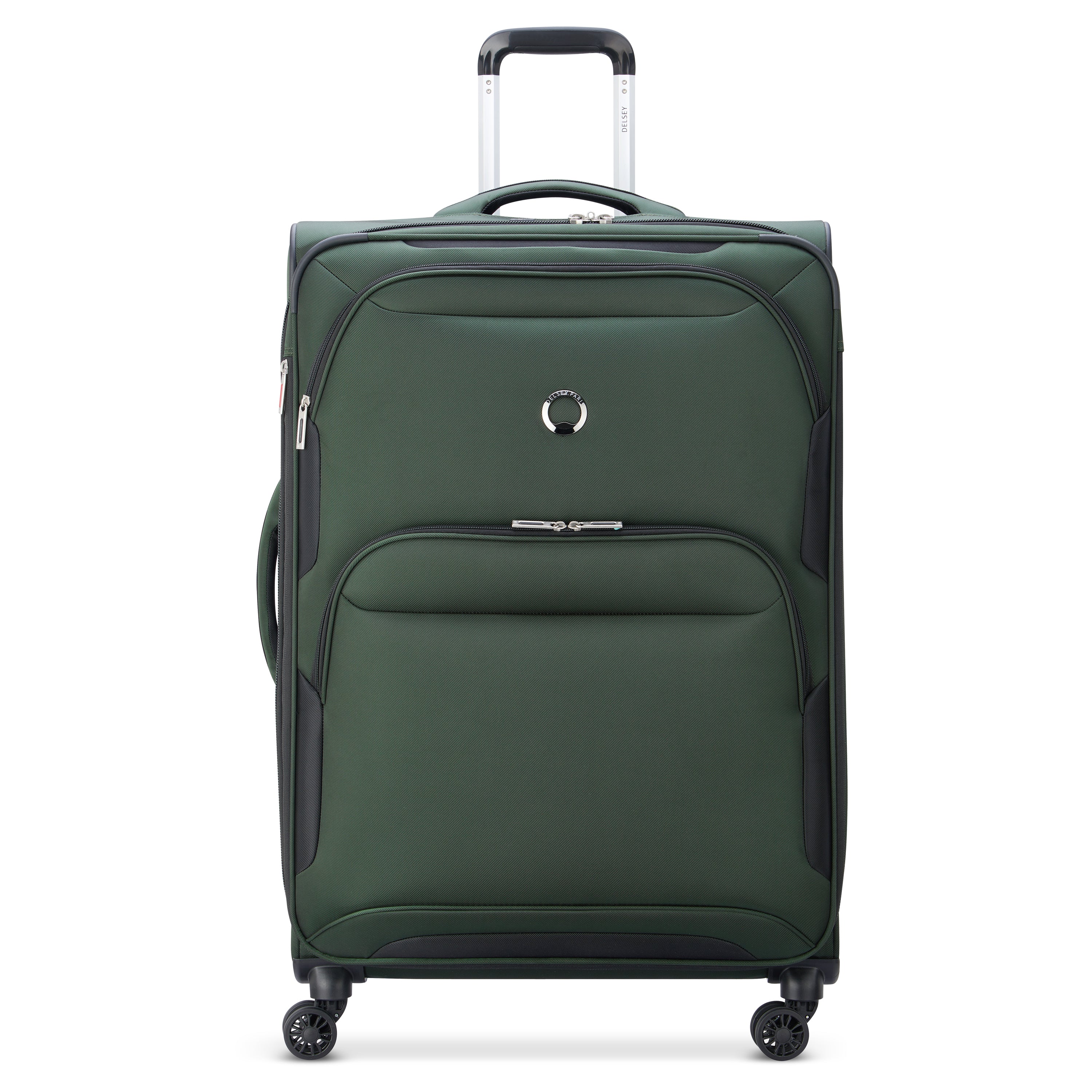 Delsey Paris Sky Max 2.0 79cm Large Expandable Check-in Suitcase in Green
