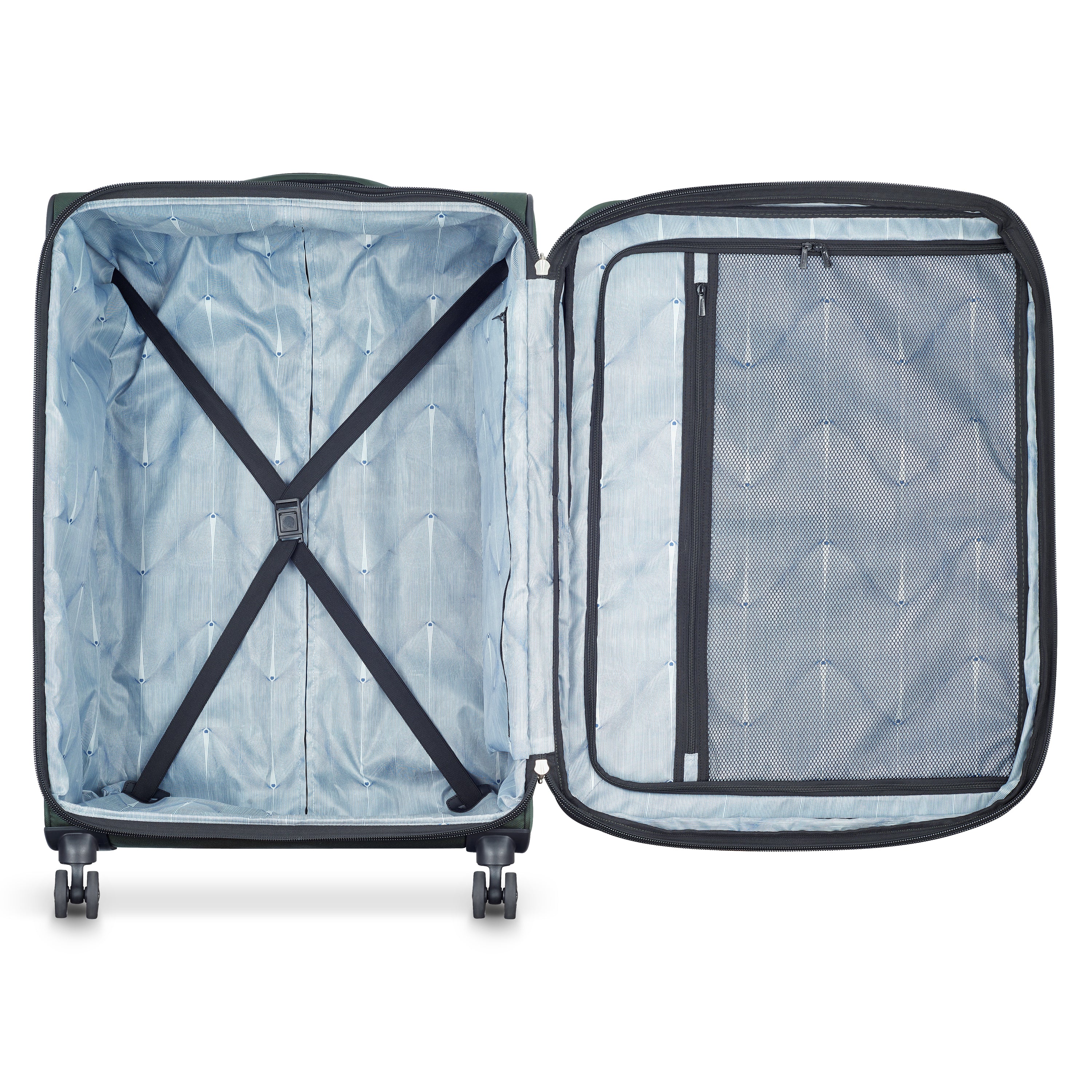 Delsey Paris Sky Max 2.0 70.5cm Medium Expandable Check-in Suitcase in Black-interior