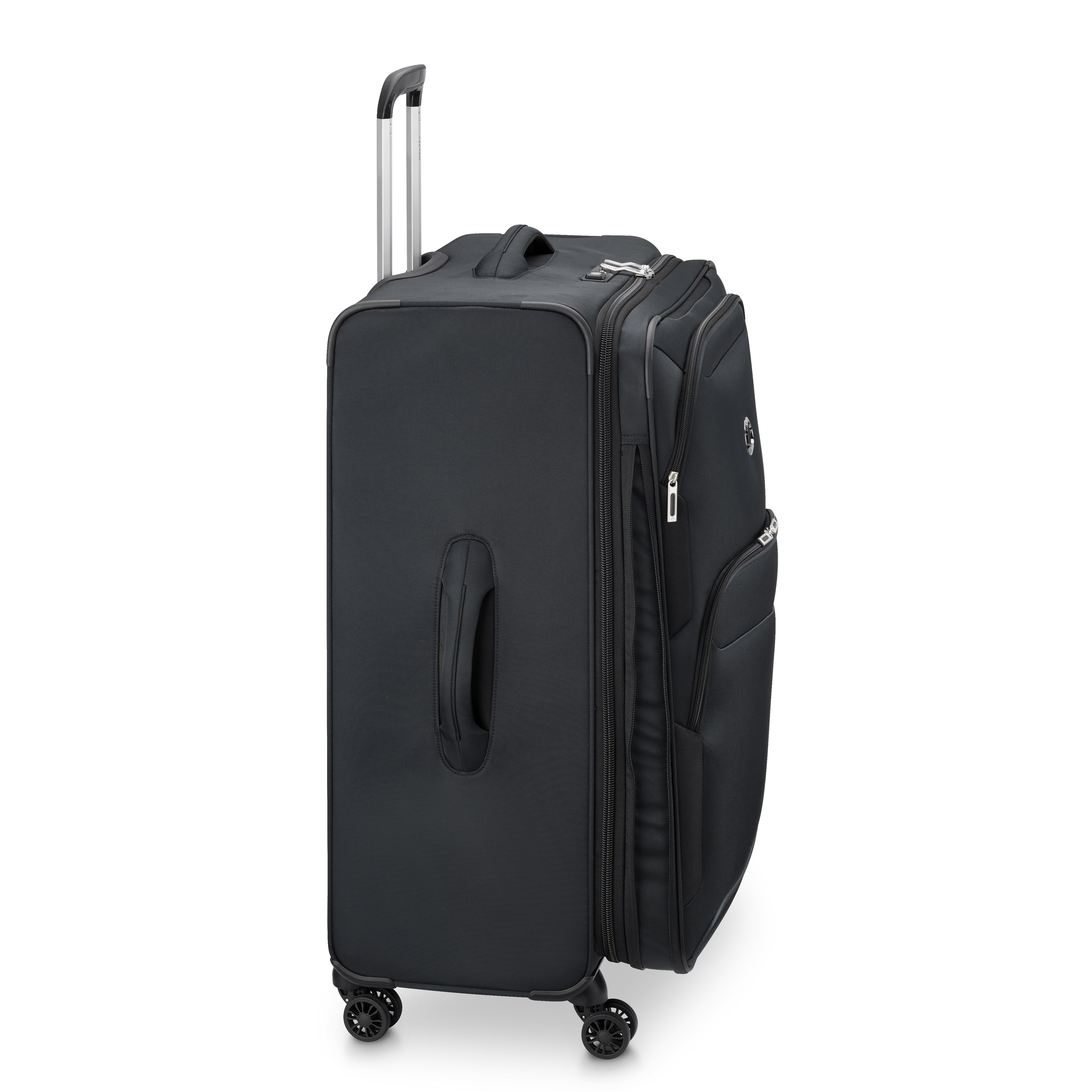 Delsey Paris Sky Max 2.0 79cm Large Expandable Check-in Suitcase in Black