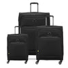 Delsey Paris Jennifer set of 3 suitcases in Black