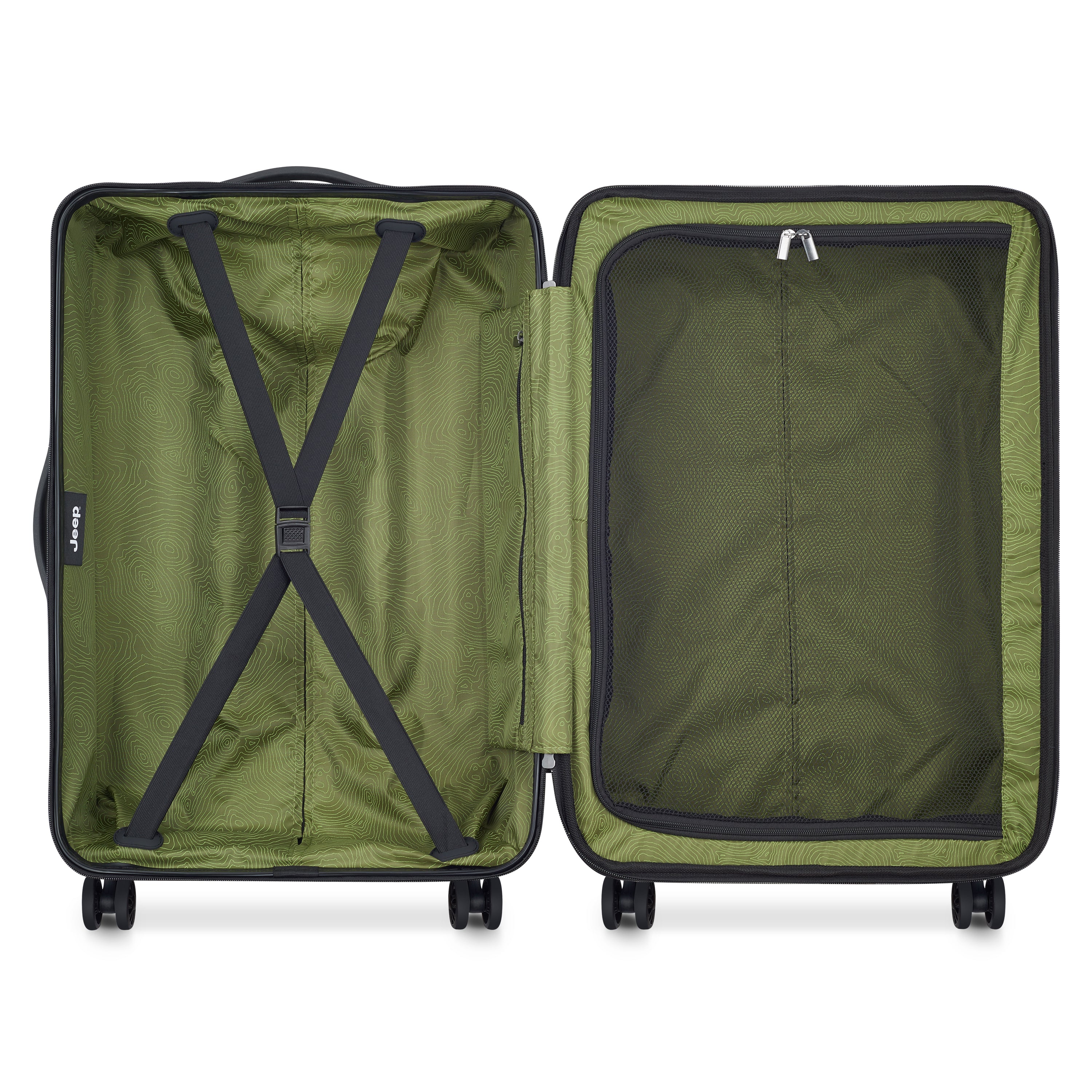Jeep JH004C - Check-in Suitcase - M Expandable (68cm)