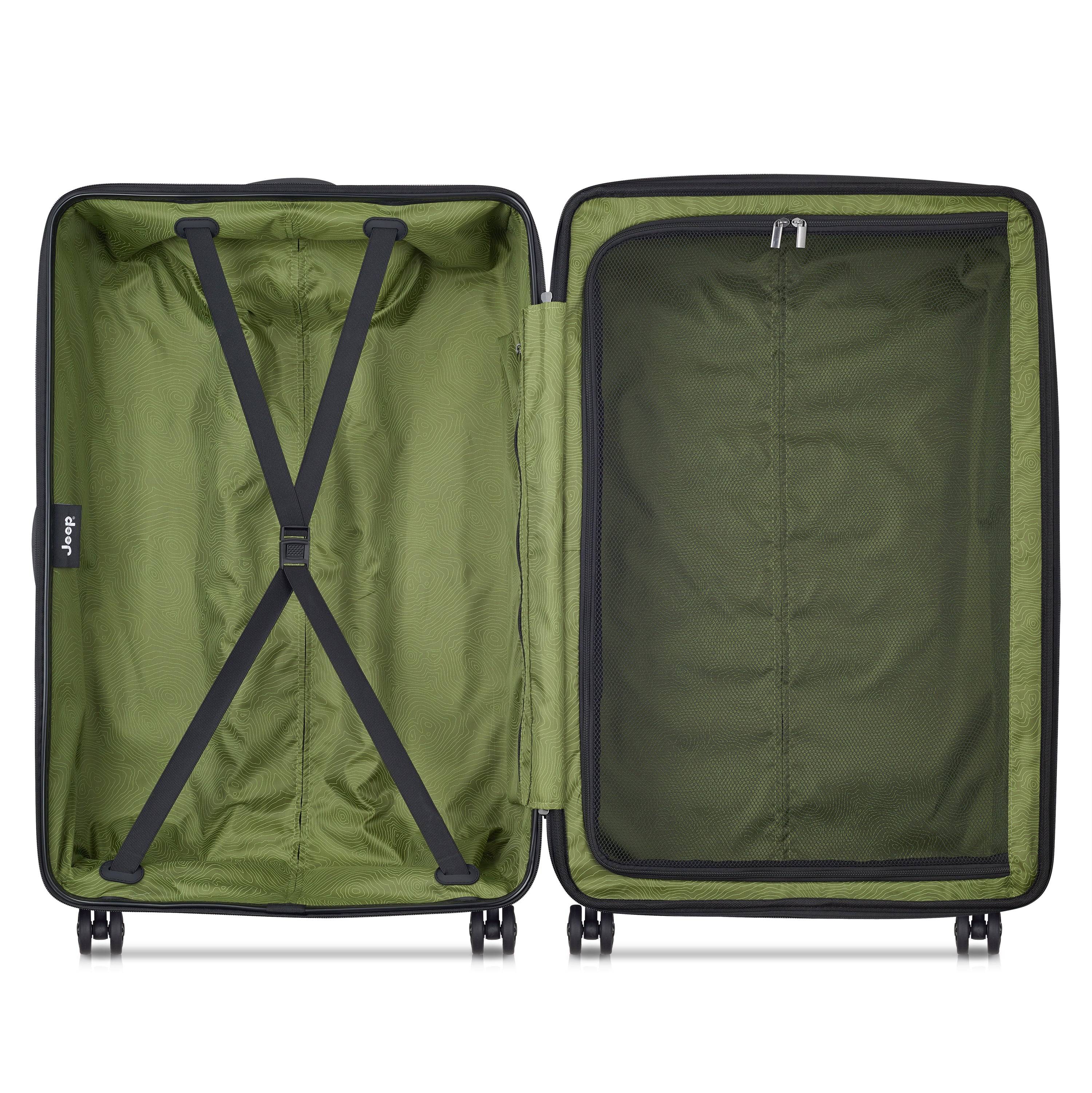 Jeep JH004C - Check-in Suitcase - XL Expandable (80cm)