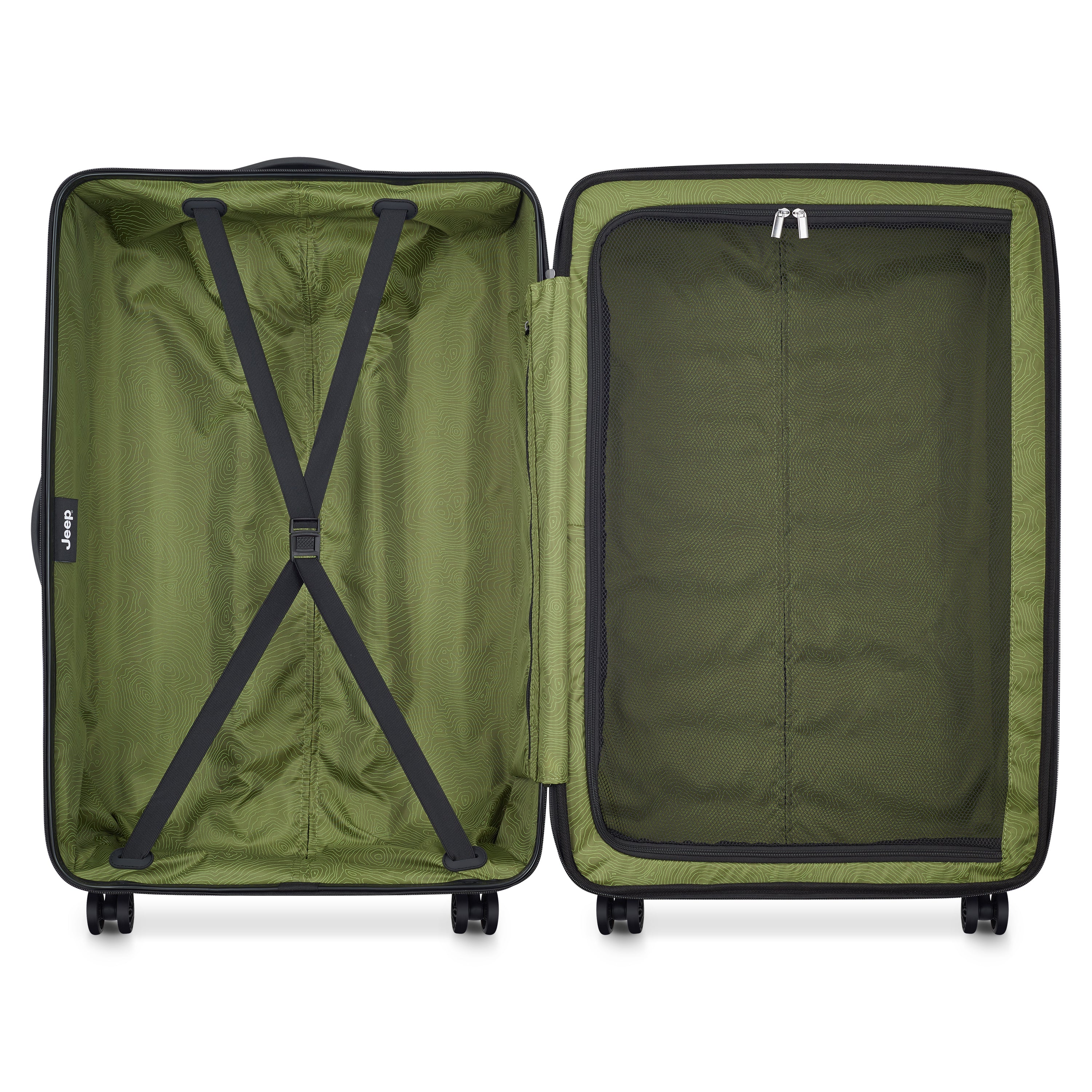 Jeep JH004C - Check-in Suitcase - XL Expandable (80cm)