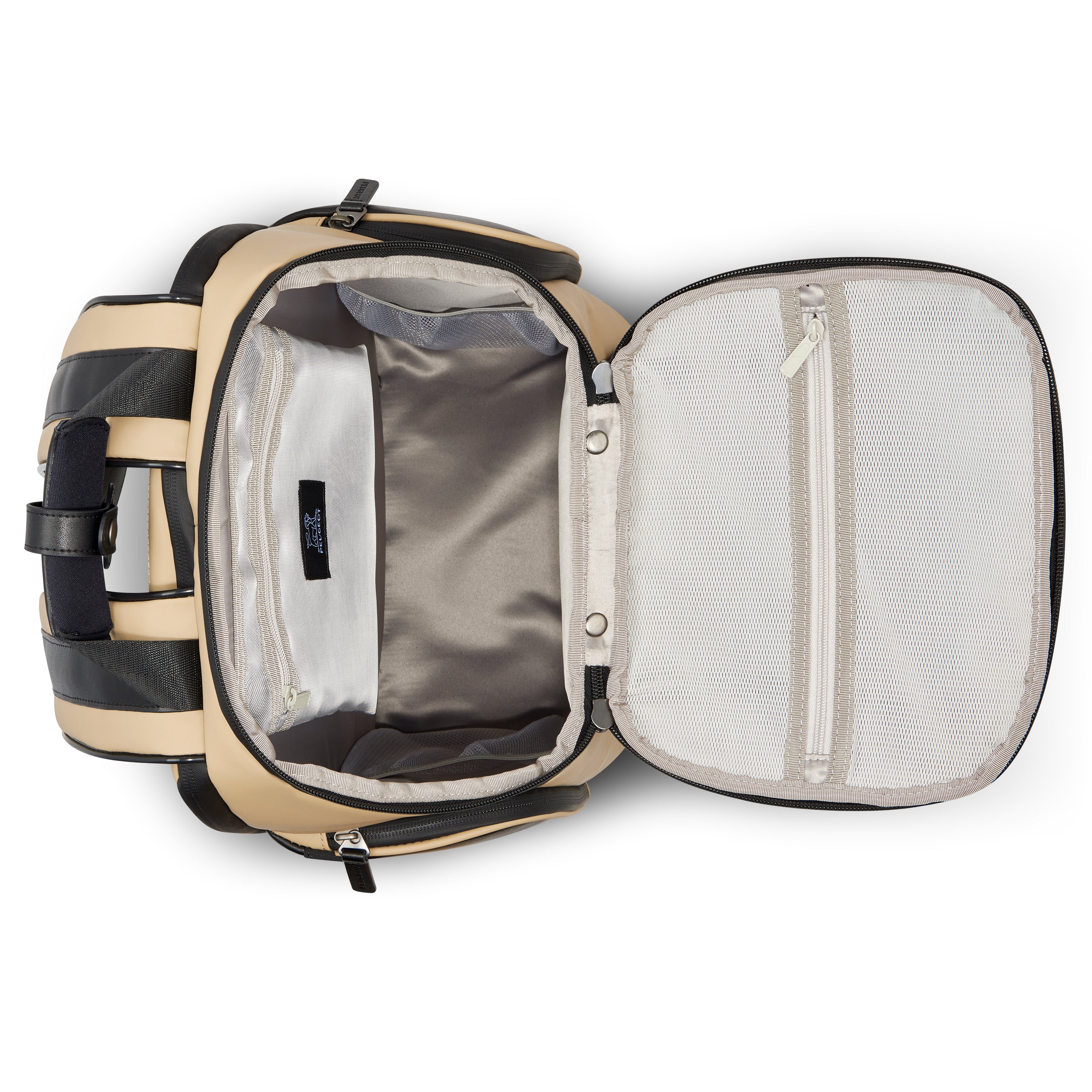 Peugeot Voyages 46cm Travel Laptop Backpack in Beige