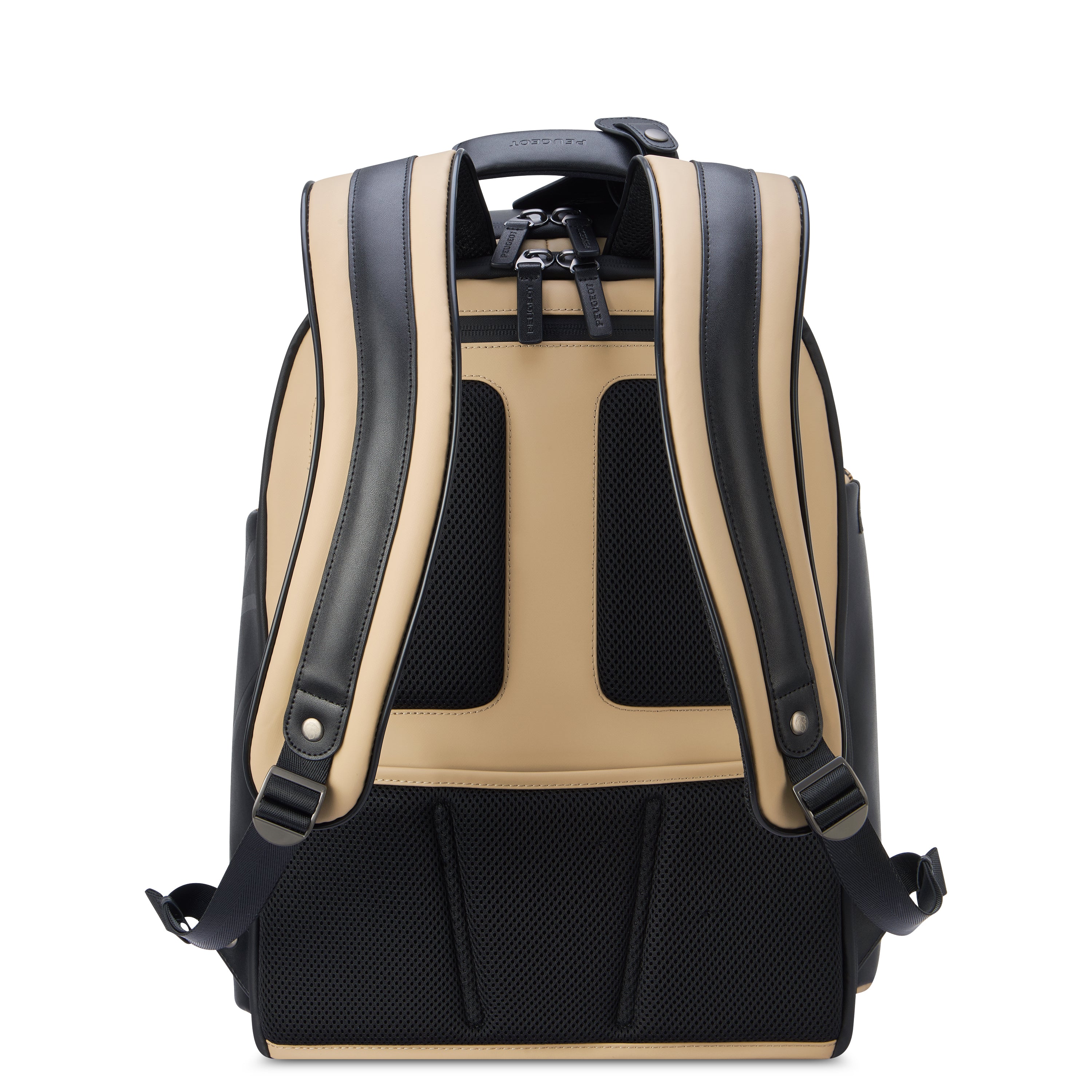 Peugeot Voyages 46cm Travel Laptop Backpack in Beige