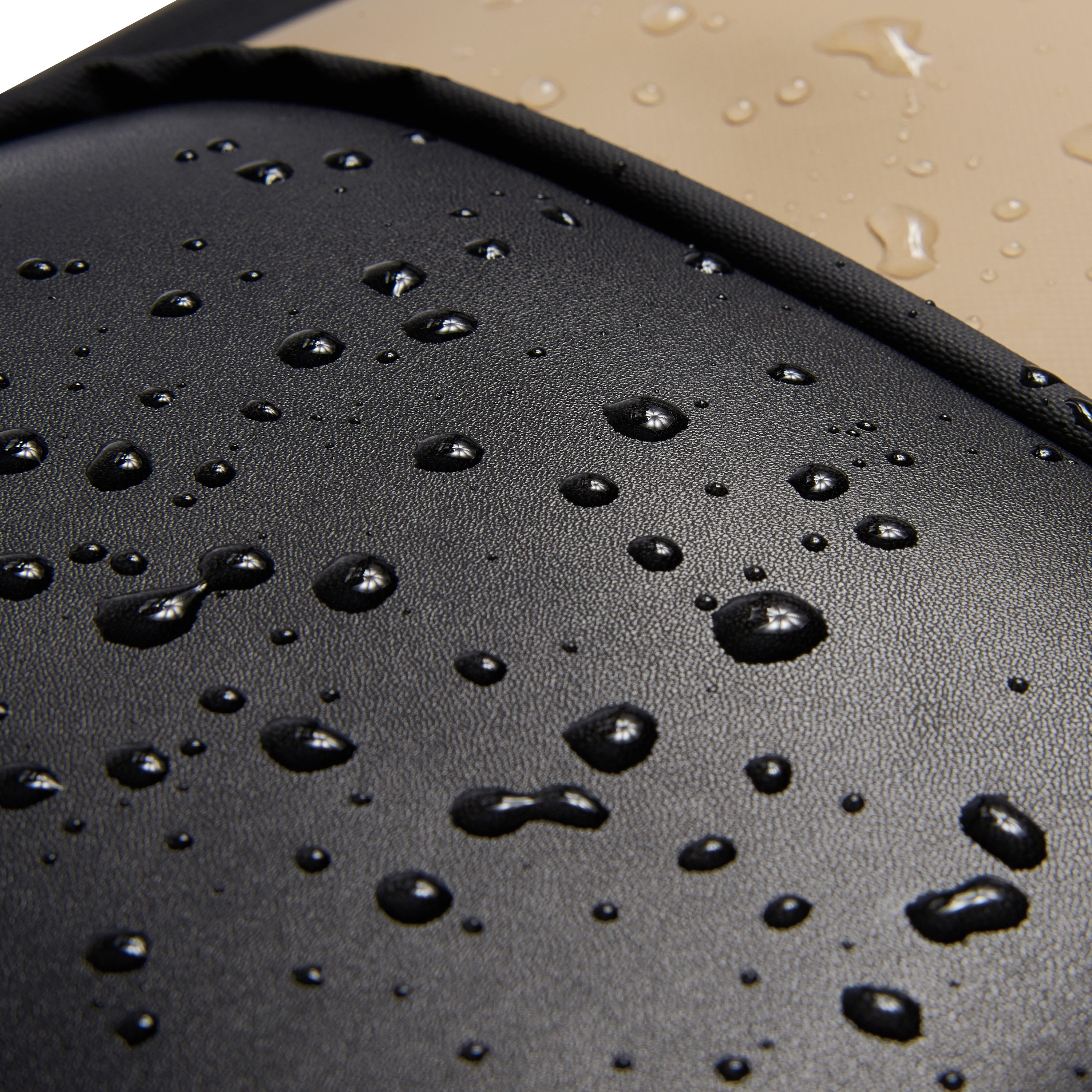 Peugeot Voyages 46cm Travel Laptop Backpack in Beige-close up