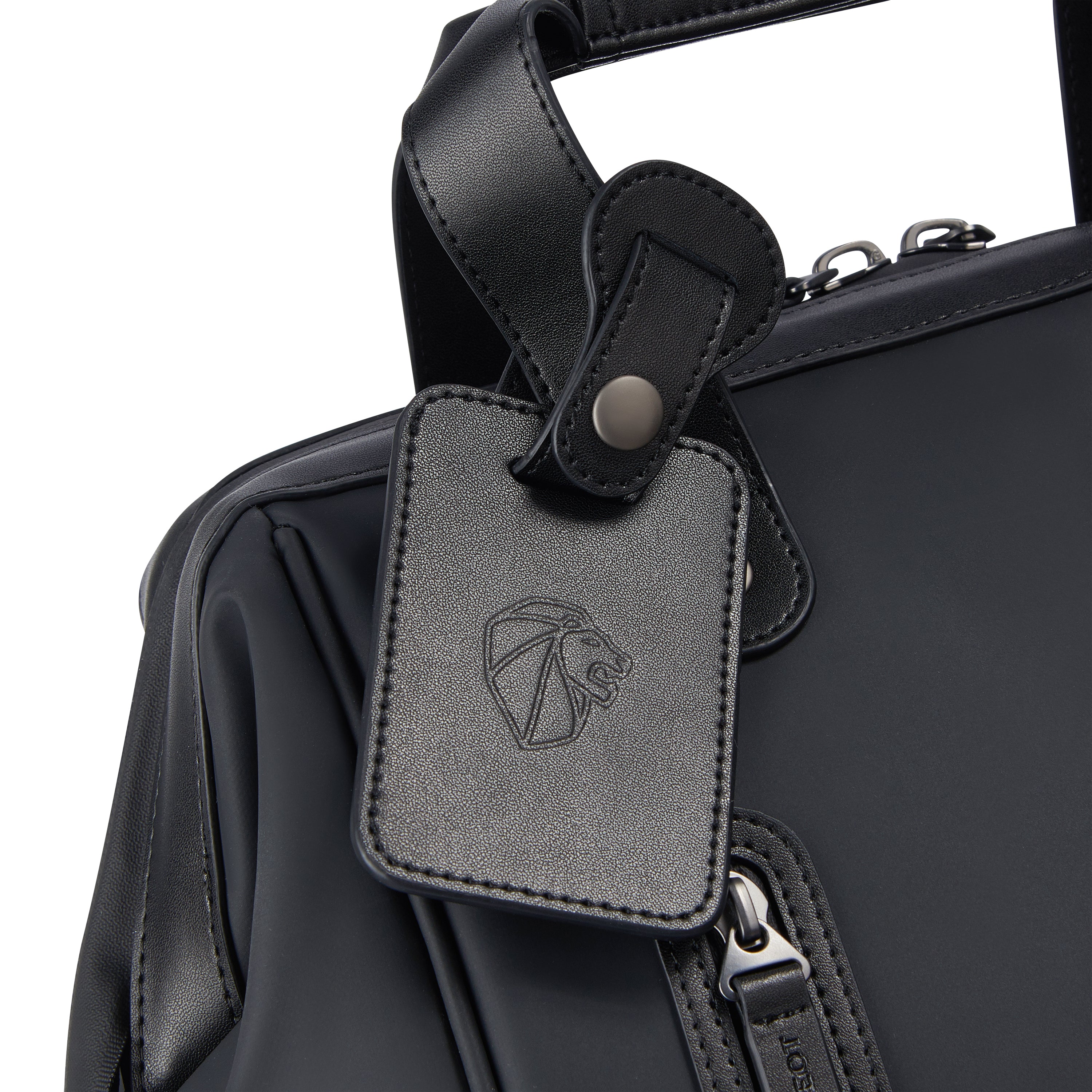 Peugeot Voyages Totepack 41cm Travel Backpack & Tote Bag in Black