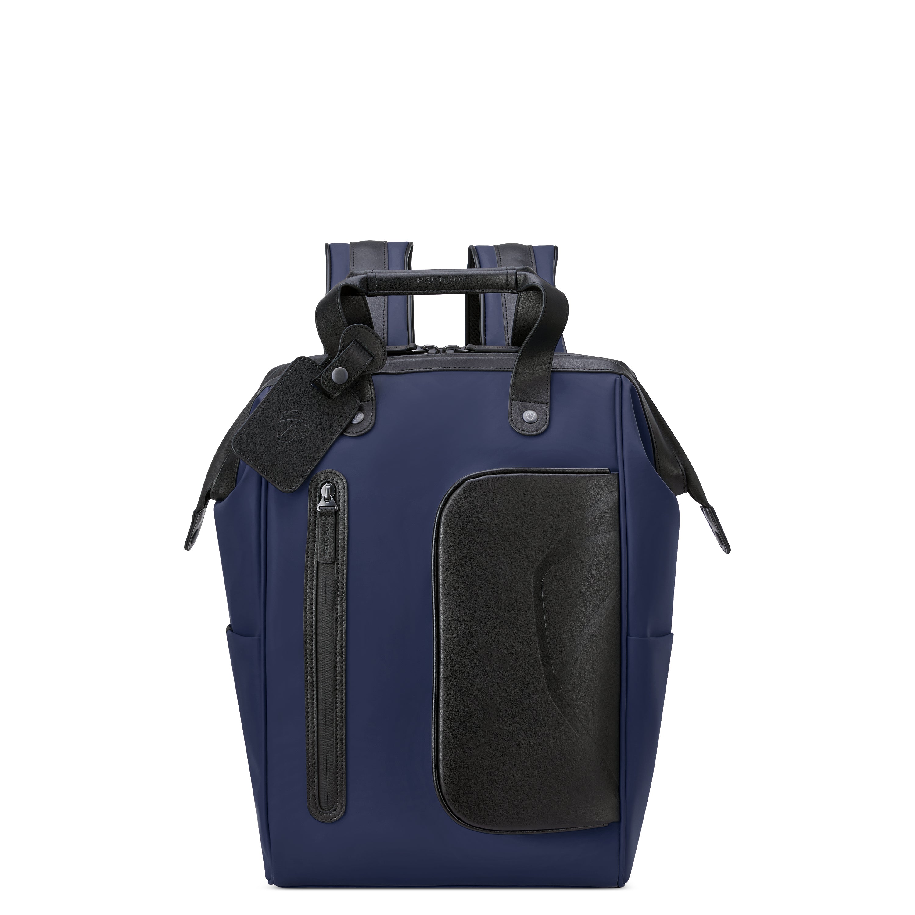 Peugeot Voyages Totepack 41cm Travel Backpack & Tote Bag in Navy