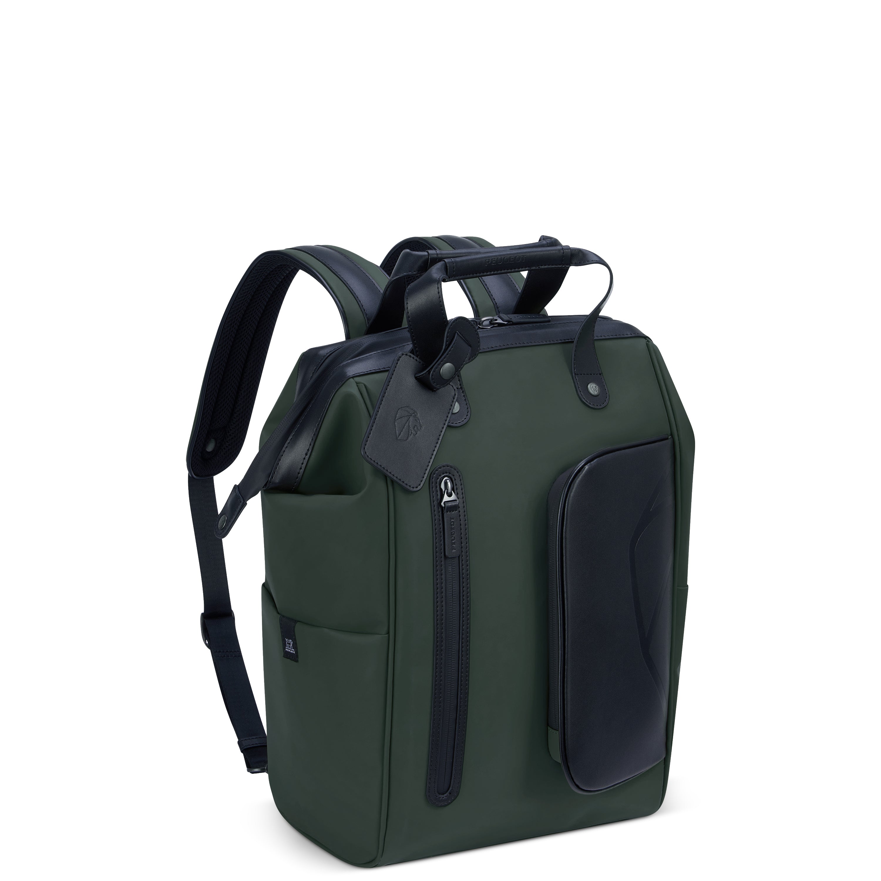 Peugeot Voyages Totepack 41cm Travel Backpack & Tote Bag in Army