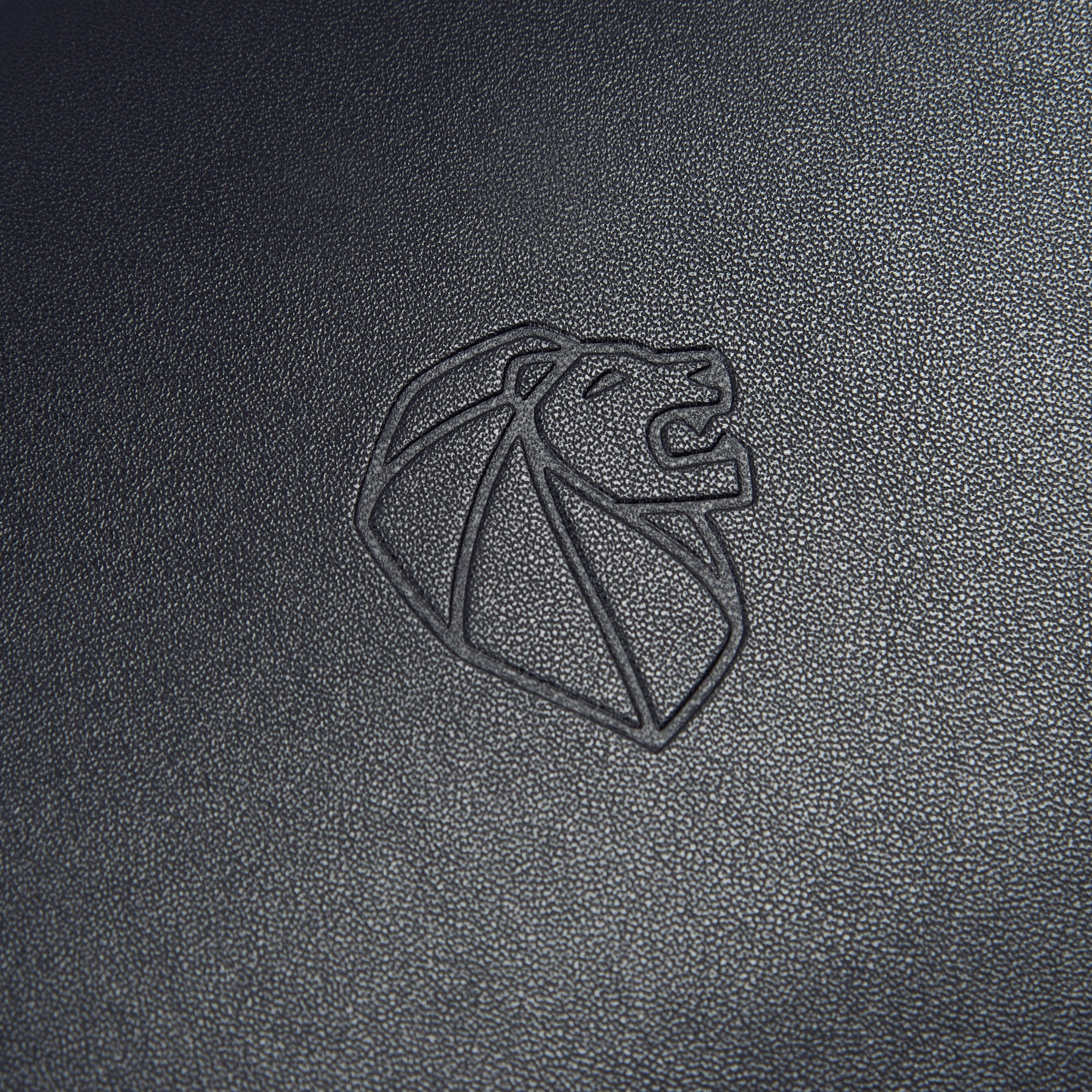 Peugeot Voyages 46cm Travel Laptop Backpack in Navy- logo in detail