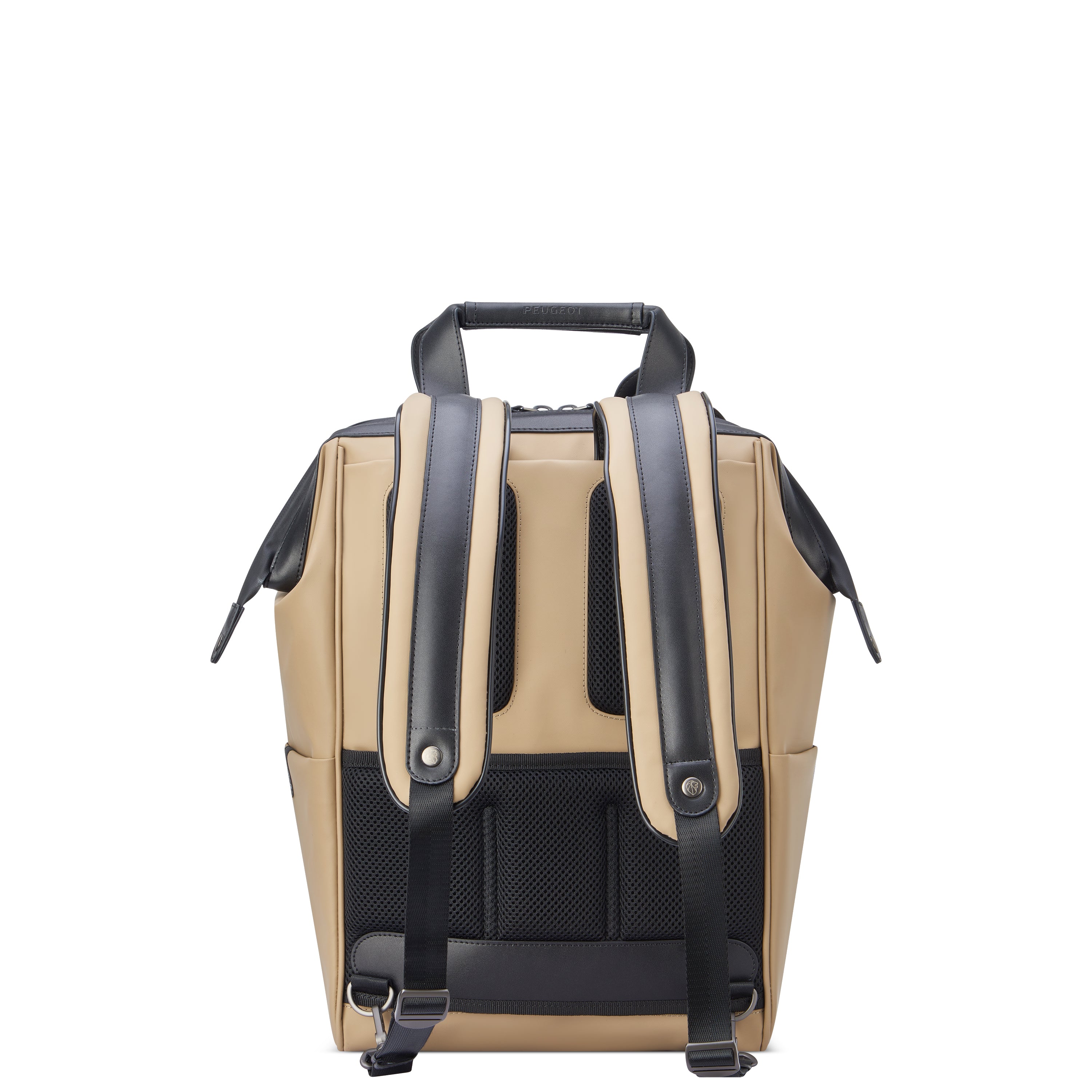 Peugeot Voyages Totepack 41cm Travel Backpack & Tote Bag in Beige