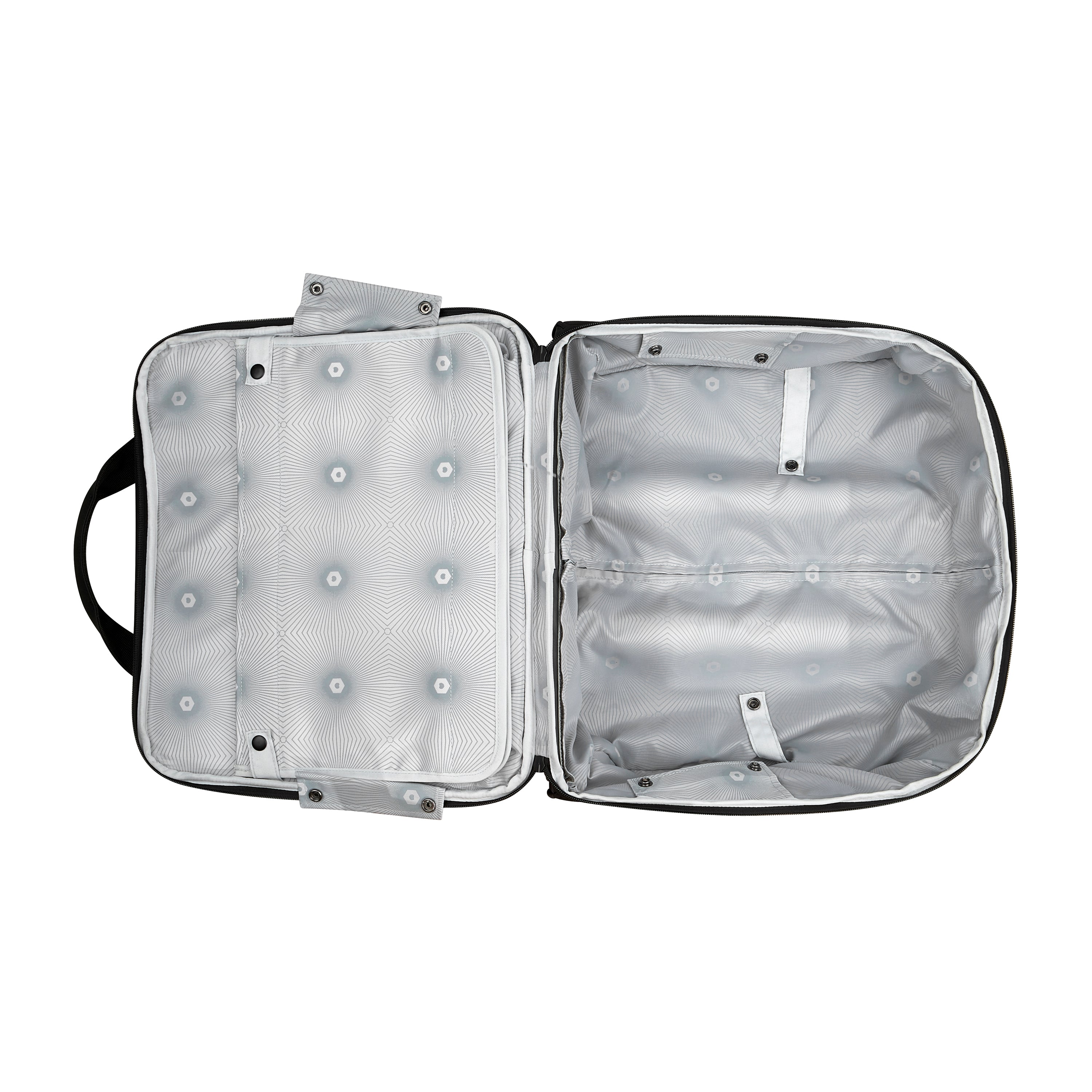 Delsey Paris Datum 2W 2CPT cabin trolley board in Black-interior